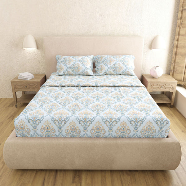 Grey Dream Luxurious Comfort Fresh Cotton Bedsheet Set