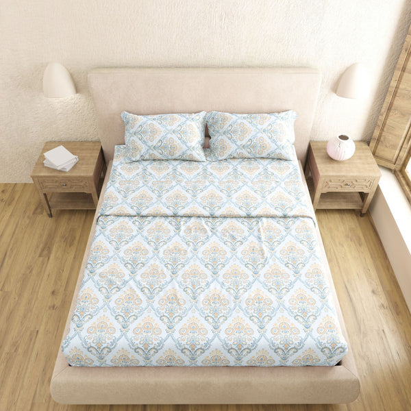Grey Dream Luxurious Comfort Fresh Cotton Bedsheet Set