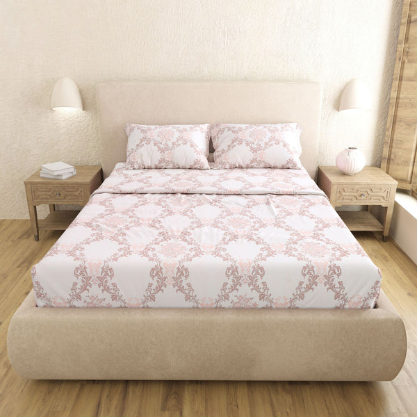 Silken Dreams Fresh Cotton High-Quality Bedsheet Set