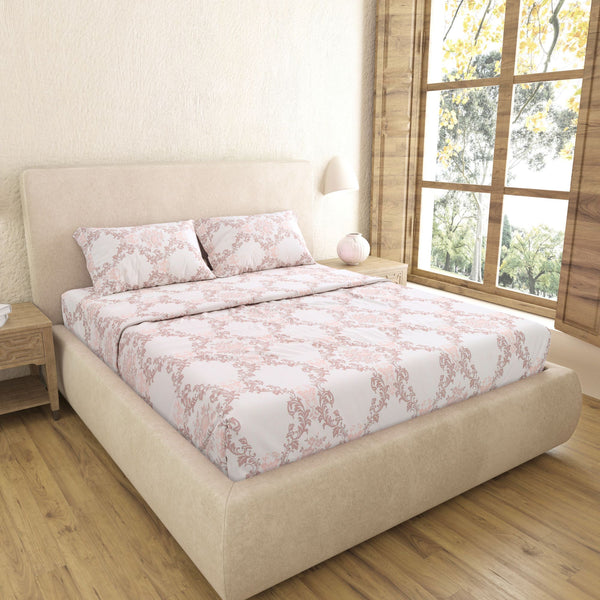 Silken Dreams Fresh Cotton High-Quality Bedsheet Set