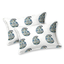 Hand Block Printed Green Kairi Design King Size Bedsheet Crafted in India