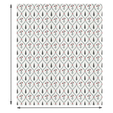Pink Flowers and Green Leaves Handblock Printed King Size Bedsheet