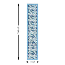 Sky Blue Kerry Print Set of 13 Table Set