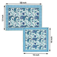 Sky Blue Kerry Print Set of 13 Table Set