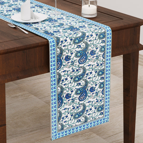 Sky Blue Kerry Print Set of 13 Table Set