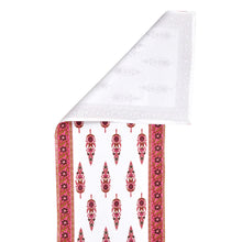 Tropical Red Block Print Set of 13 Table Set