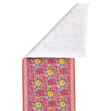 Pink Yellow Floral Print Set of 13 Table Set