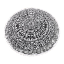 Black and White Floral And Rangoli Roundies
