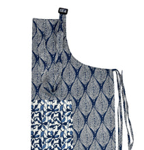 Orange flower bouquet print apron