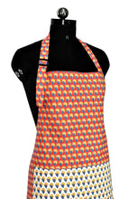 Buti print orange apron